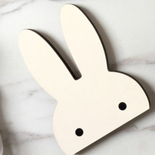 Nordic Kids Room Decorative Wall Hanging Clothing Hooks Wood Rabbit Cactus Children Wall Sticker ice cream Hanger Clothes Hook