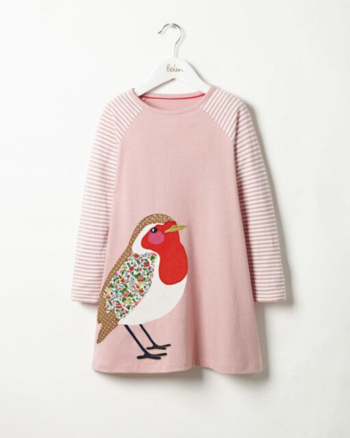 Baby Girl Long Sleeve Dresses Children Autumn Clothing