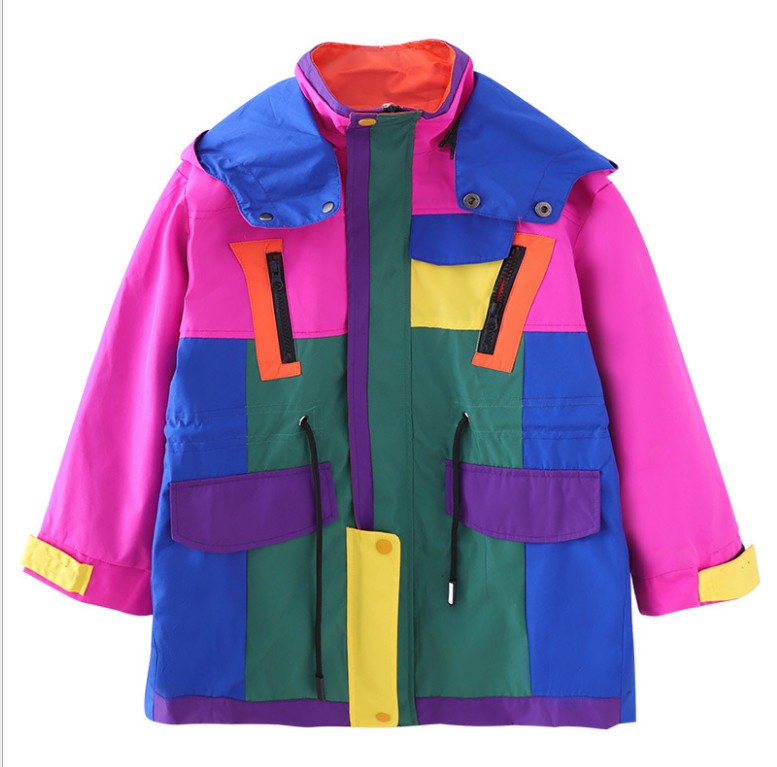 Multi Color Rain Jacket