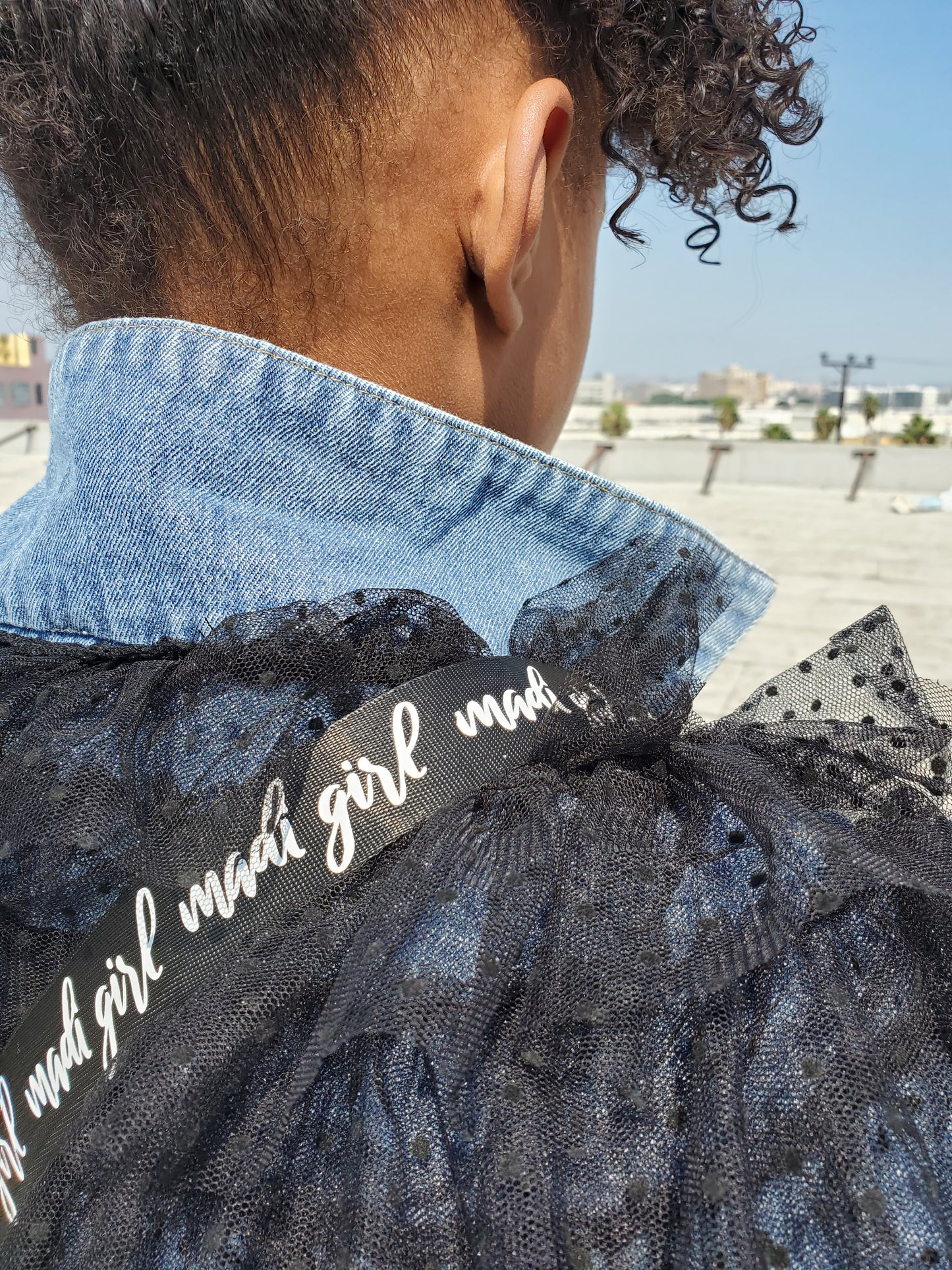 "Lace me Up" Spring Jean Jacket