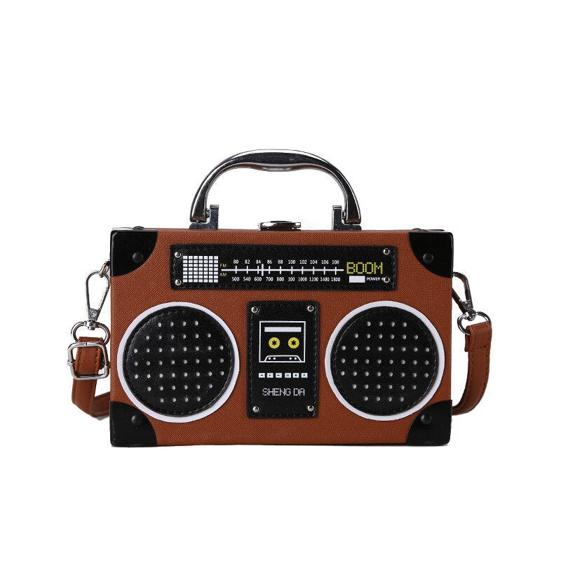 Radio Shape Personality Retro Purses