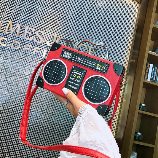 Radio Shape Personality Retro Purses