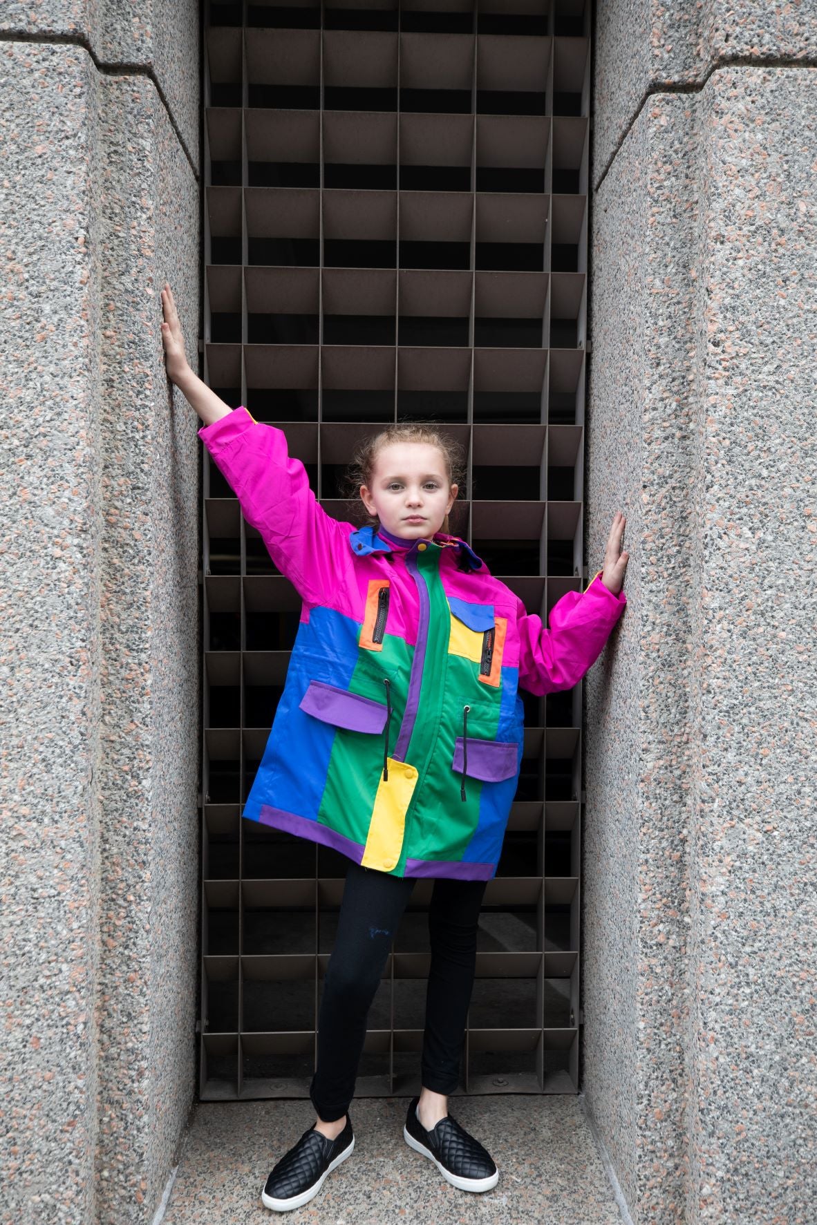 Multi Color Rain Jacket