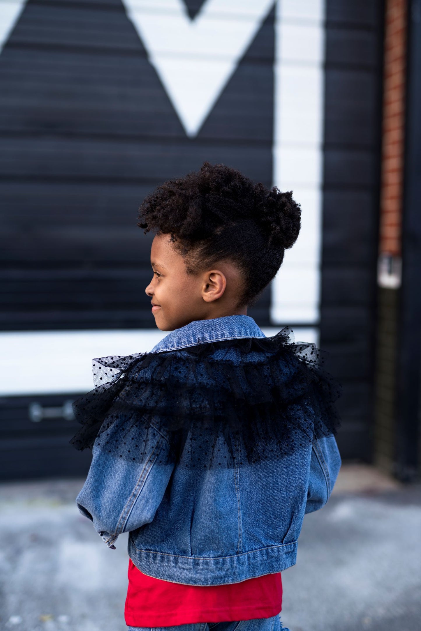 "Lace me Up" Spring Jean Jacket