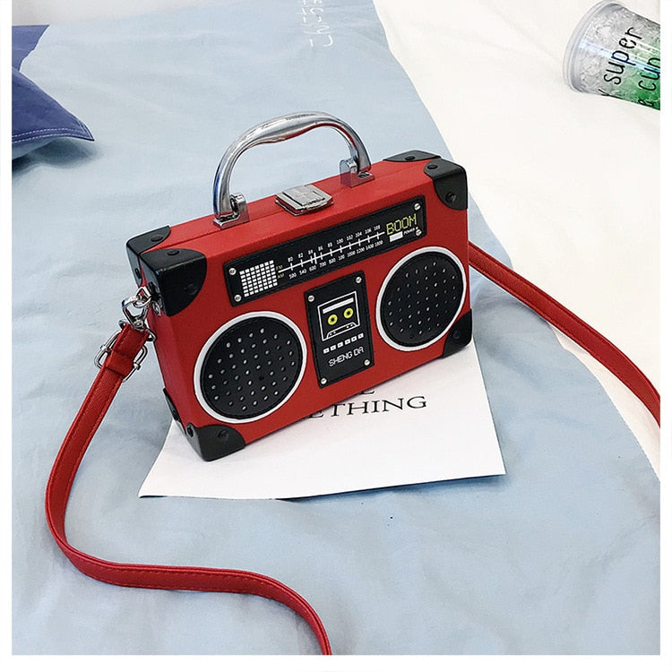 Radio Shape Personality Retro Purses